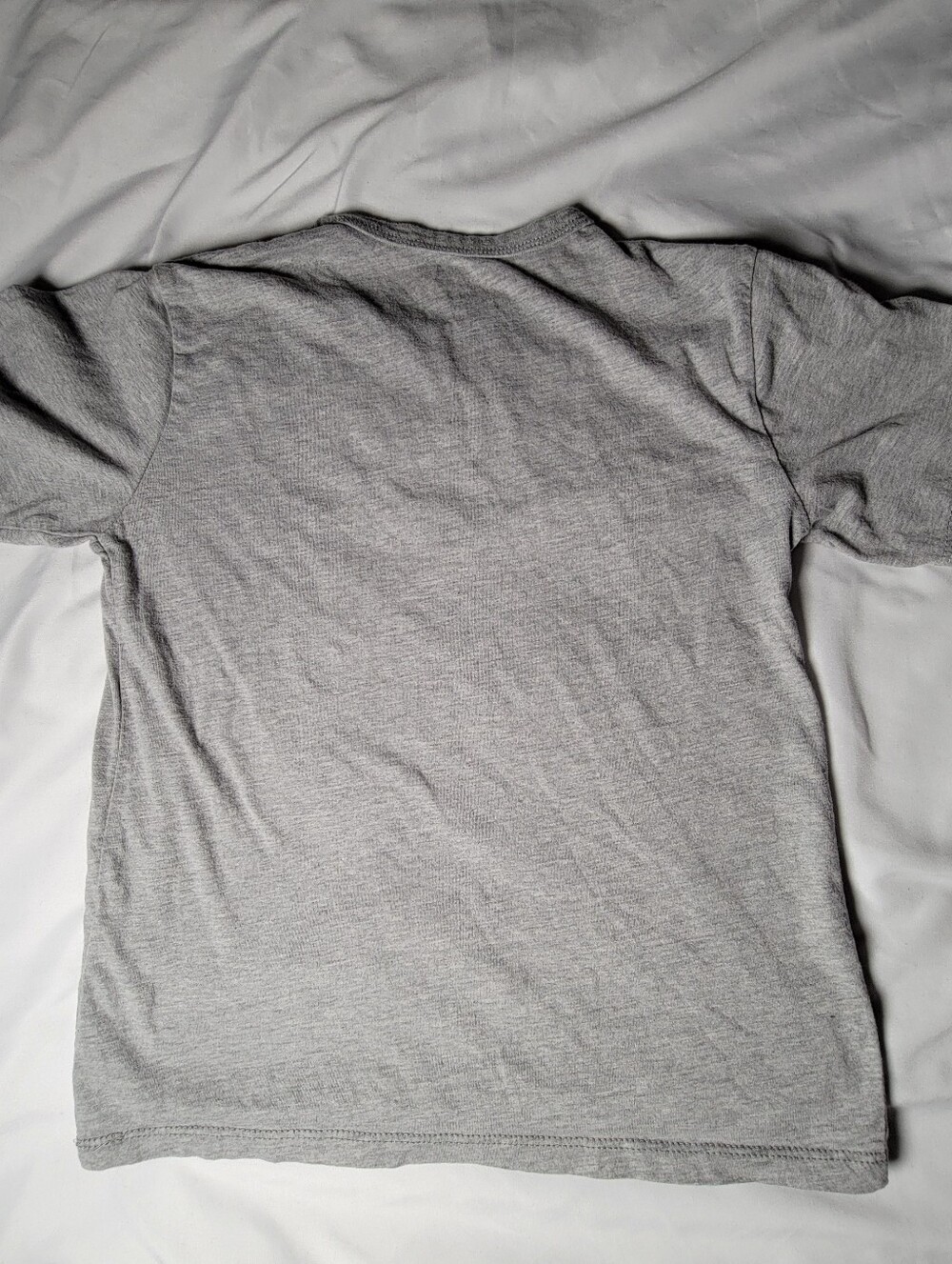 The Children's Place Boys Short Sleeve Crewneck Tee - Gray - Size M (7/8) - Picture 2 of 3